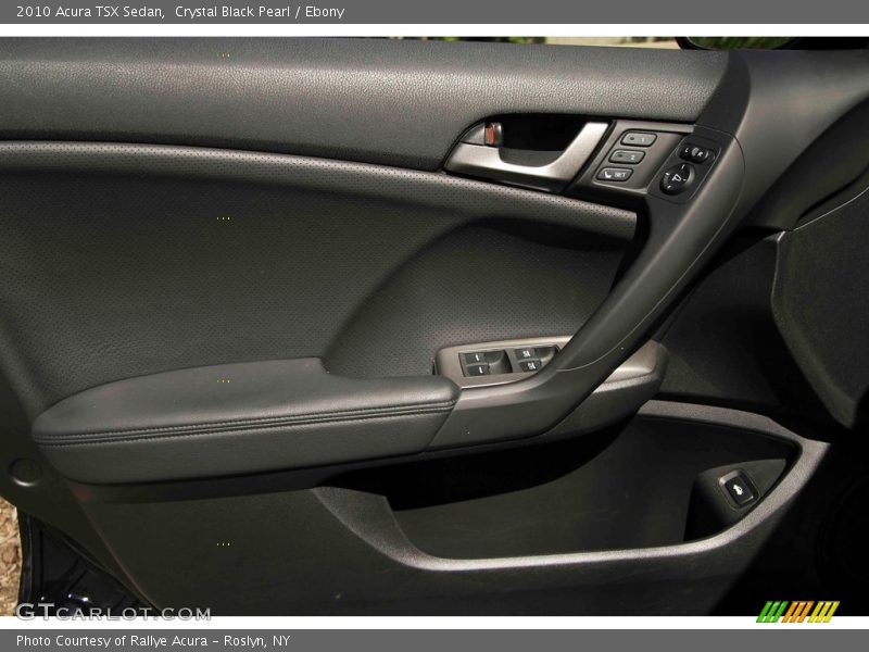 Crystal Black Pearl / Ebony 2010 Acura TSX Sedan
