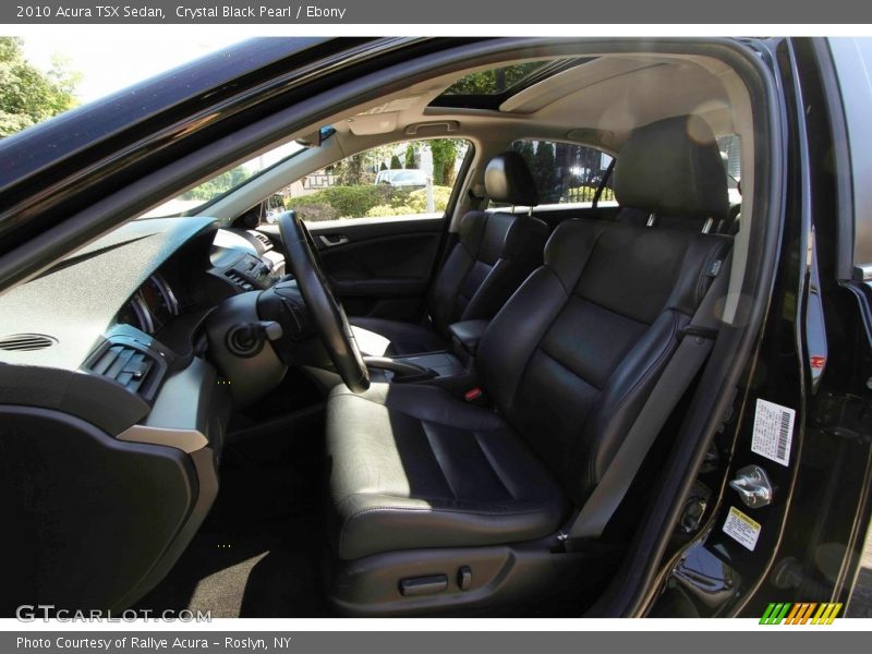 Crystal Black Pearl / Ebony 2010 Acura TSX Sedan