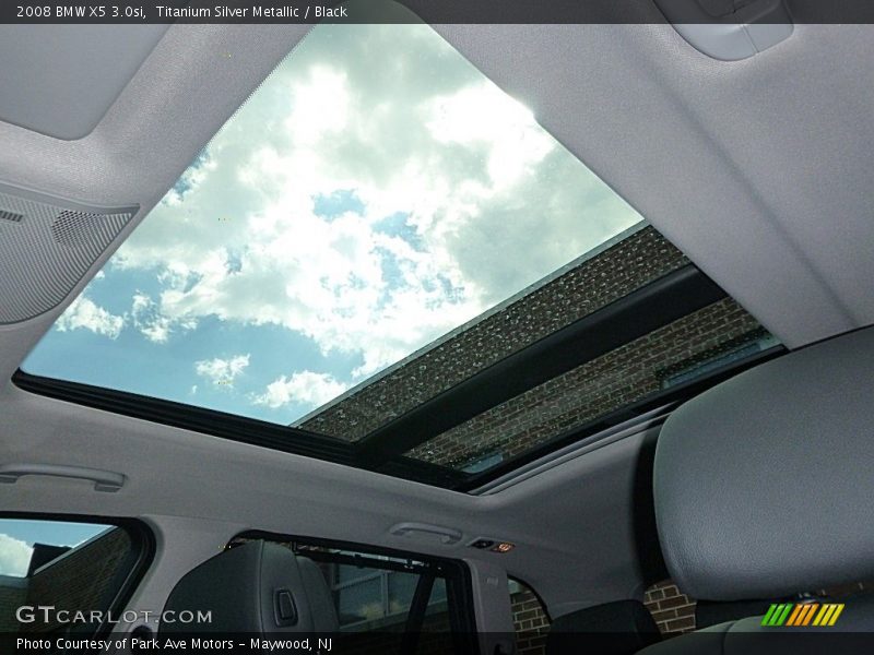 Titanium Silver Metallic / Black 2008 BMW X5 3.0si