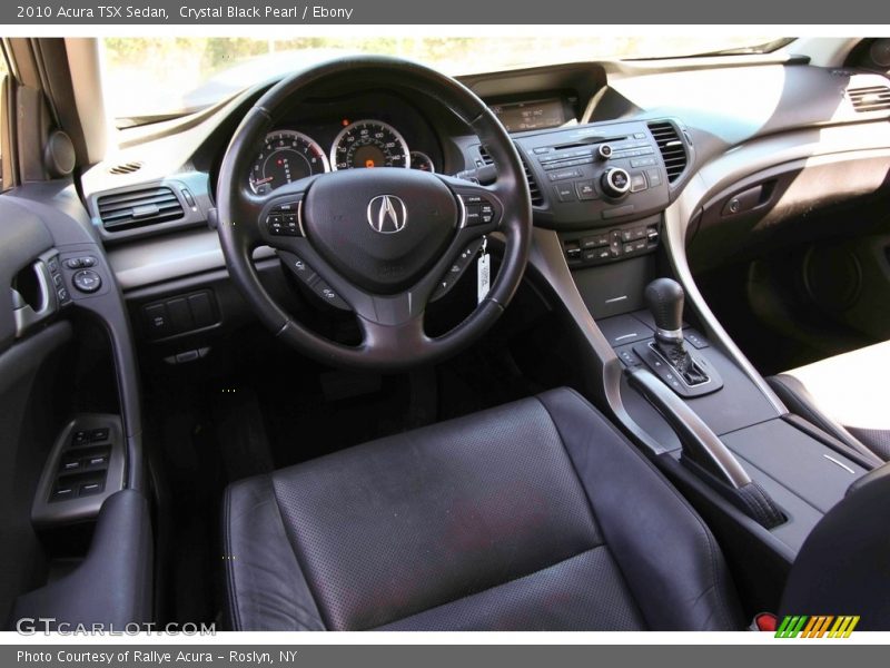 Crystal Black Pearl / Ebony 2010 Acura TSX Sedan