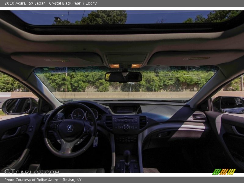 Crystal Black Pearl / Ebony 2010 Acura TSX Sedan