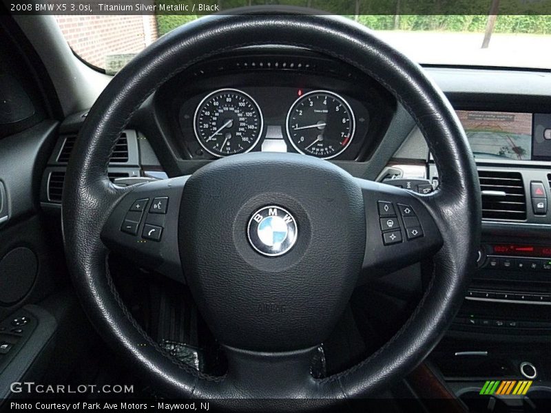 Titanium Silver Metallic / Black 2008 BMW X5 3.0si