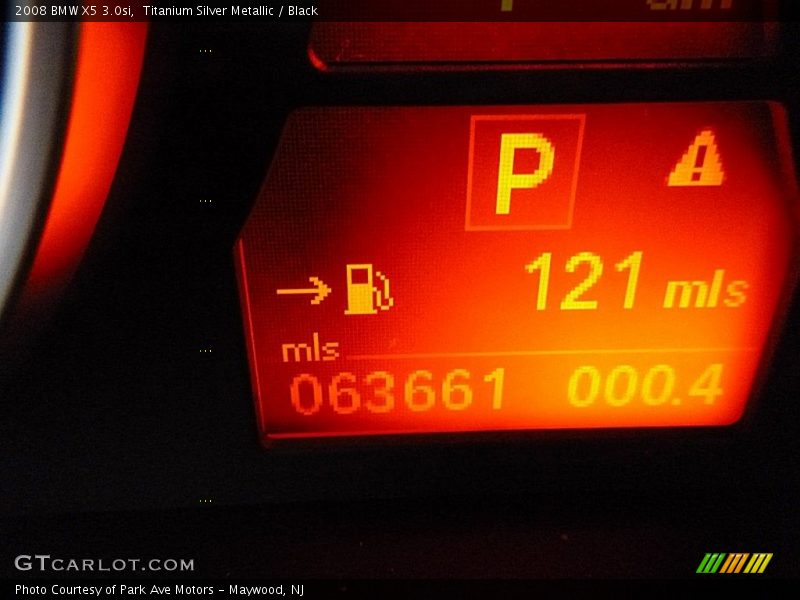 Titanium Silver Metallic / Black 2008 BMW X5 3.0si