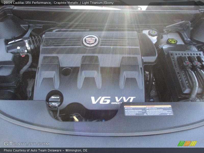Graphite Metallic / Light Titanium/Ebony 2014 Cadillac SRX Performance