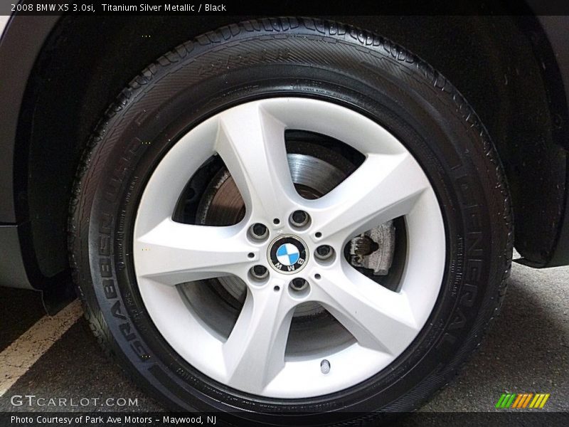Titanium Silver Metallic / Black 2008 BMW X5 3.0si
