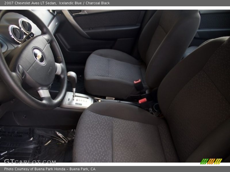 Icelandic Blue / Charcoal Black 2007 Chevrolet Aveo LT Sedan