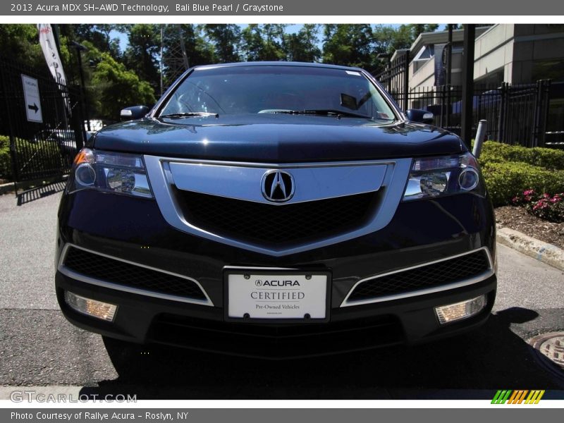 Bali Blue Pearl / Graystone 2013 Acura MDX SH-AWD Technology