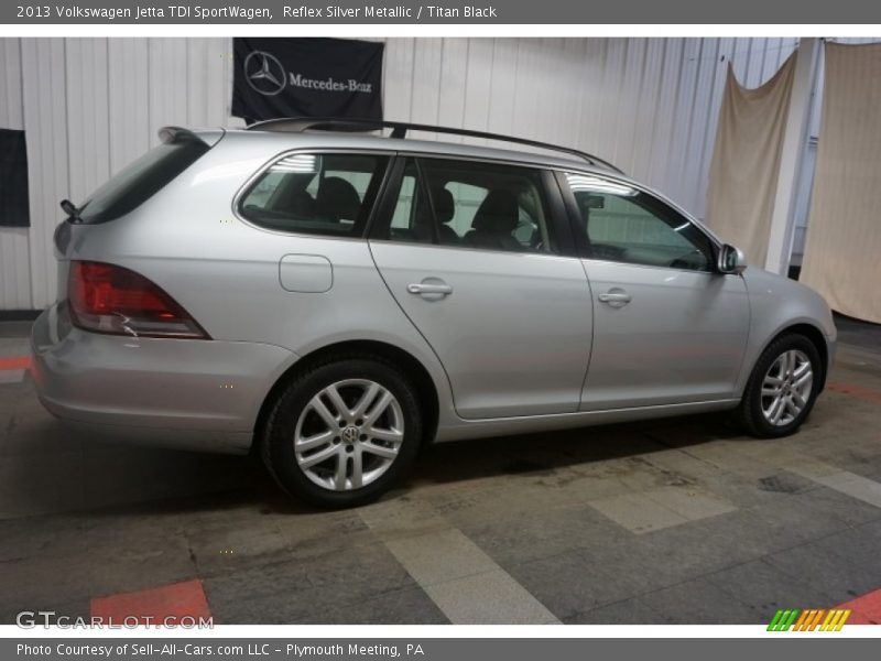 Reflex Silver Metallic / Titan Black 2013 Volkswagen Jetta TDI SportWagen