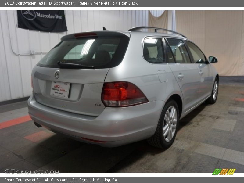 Reflex Silver Metallic / Titan Black 2013 Volkswagen Jetta TDI SportWagen