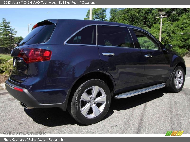 Bali Blue Pearl / Graystone 2013 Acura MDX SH-AWD Technology