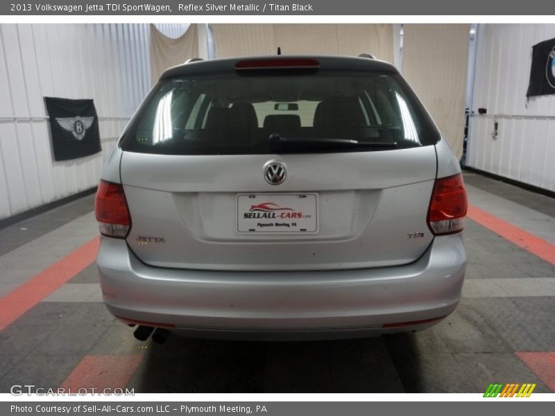 Reflex Silver Metallic / Titan Black 2013 Volkswagen Jetta TDI SportWagen