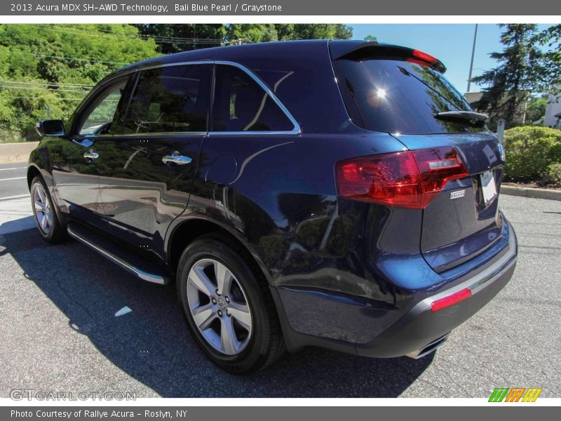 Bali Blue Pearl / Graystone 2013 Acura MDX SH-AWD Technology