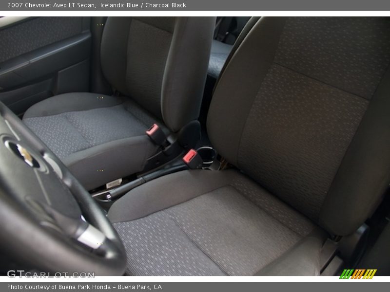 Icelandic Blue / Charcoal Black 2007 Chevrolet Aveo LT Sedan