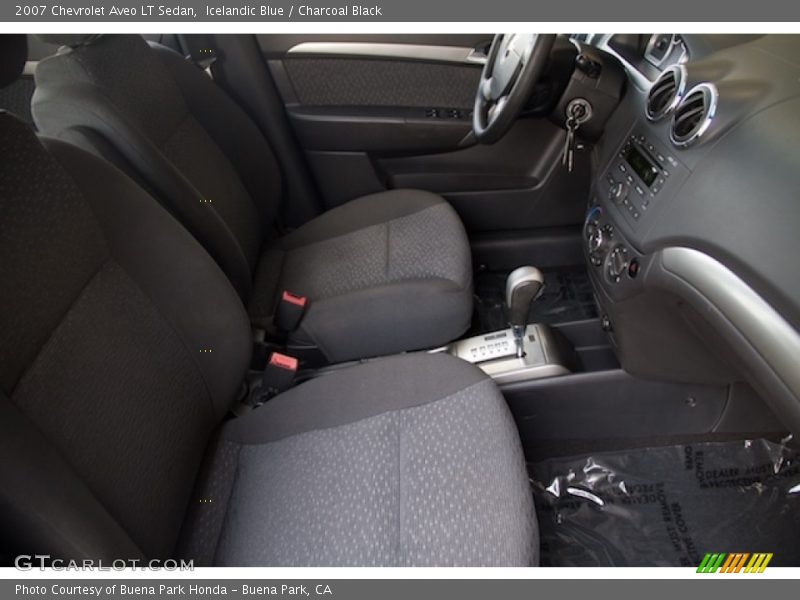 Icelandic Blue / Charcoal Black 2007 Chevrolet Aveo LT Sedan