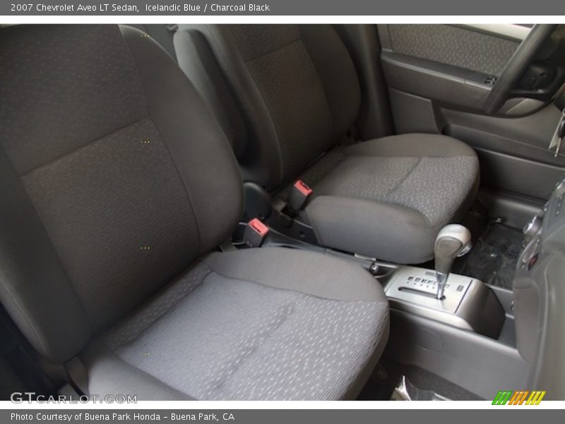 Icelandic Blue / Charcoal Black 2007 Chevrolet Aveo LT Sedan