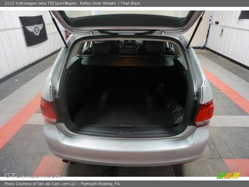 Reflex Silver Metallic / Titan Black 2013 Volkswagen Jetta TDI SportWagen