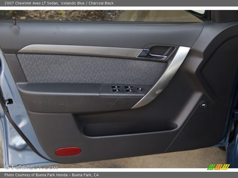 Icelandic Blue / Charcoal Black 2007 Chevrolet Aveo LT Sedan