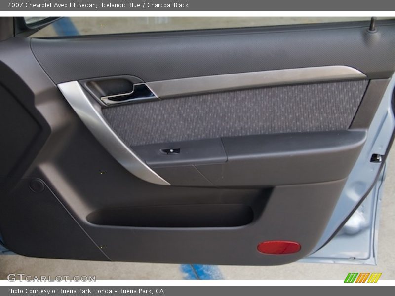 Icelandic Blue / Charcoal Black 2007 Chevrolet Aveo LT Sedan