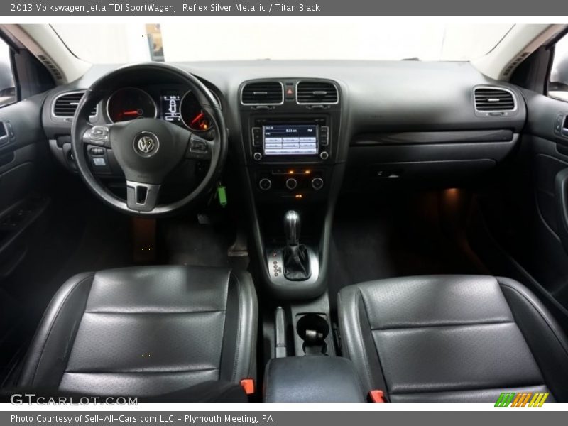 Reflex Silver Metallic / Titan Black 2013 Volkswagen Jetta TDI SportWagen