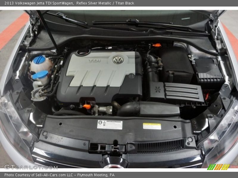 Reflex Silver Metallic / Titan Black 2013 Volkswagen Jetta TDI SportWagen