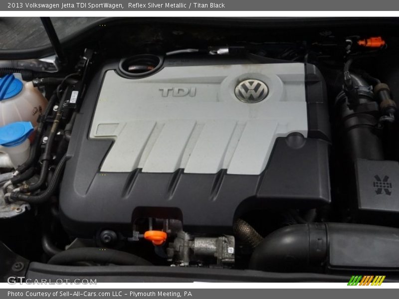 Reflex Silver Metallic / Titan Black 2013 Volkswagen Jetta TDI SportWagen