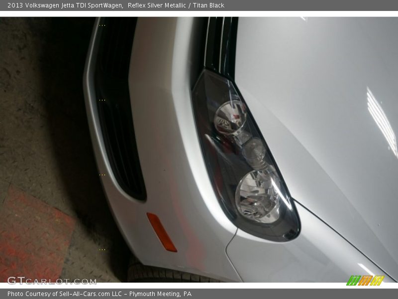 Reflex Silver Metallic / Titan Black 2013 Volkswagen Jetta TDI SportWagen