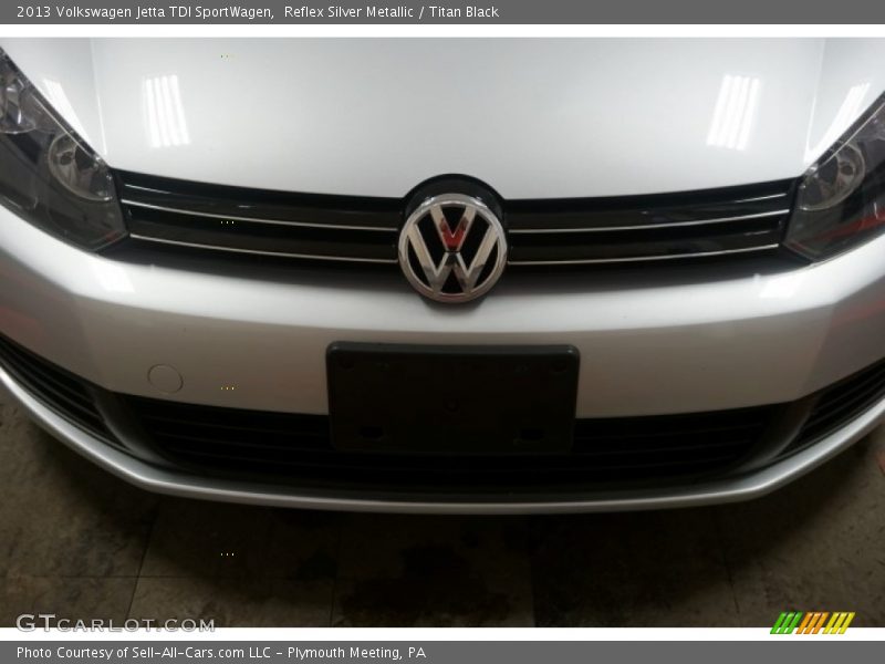 Reflex Silver Metallic / Titan Black 2013 Volkswagen Jetta TDI SportWagen