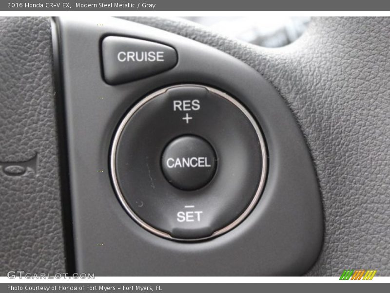 Modern Steel Metallic / Gray 2016 Honda CR-V EX