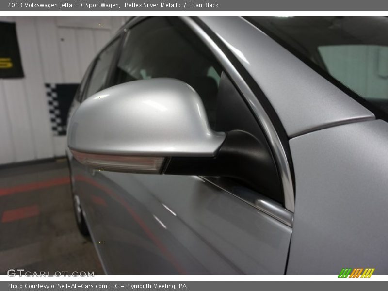 Reflex Silver Metallic / Titan Black 2013 Volkswagen Jetta TDI SportWagen