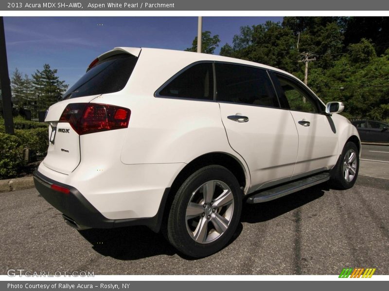 Aspen White Pearl / Parchment 2013 Acura MDX SH-AWD