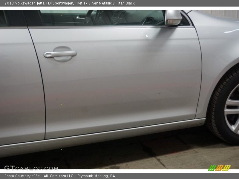 Reflex Silver Metallic / Titan Black 2013 Volkswagen Jetta TDI SportWagen
