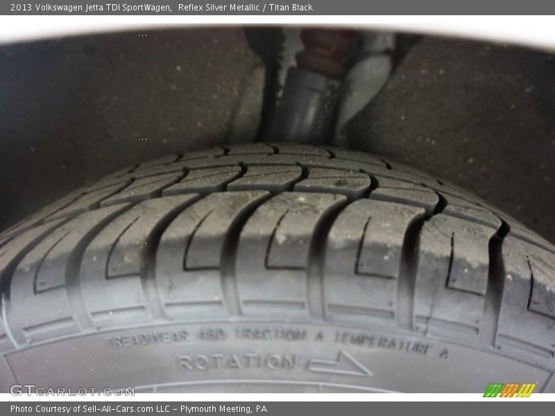 Reflex Silver Metallic / Titan Black 2013 Volkswagen Jetta TDI SportWagen