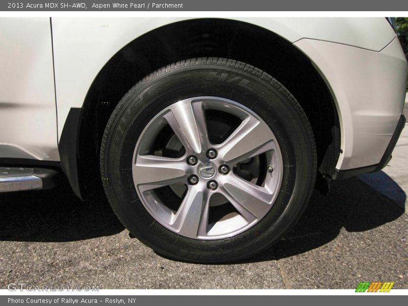 Aspen White Pearl / Parchment 2013 Acura MDX SH-AWD