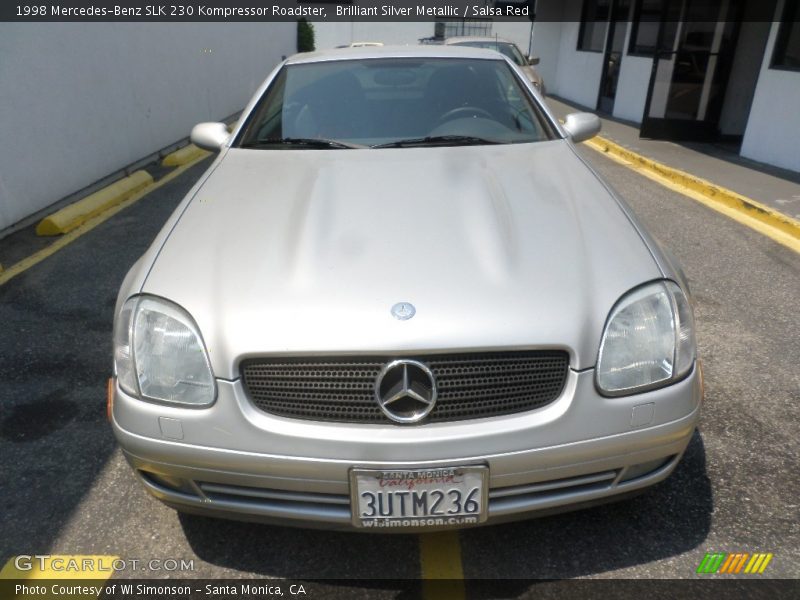 Brilliant Silver Metallic / Salsa Red 1998 Mercedes-Benz SLK 230 Kompressor Roadster