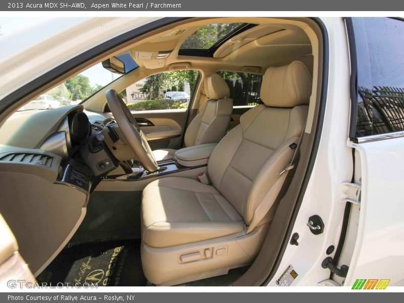 Aspen White Pearl / Parchment 2013 Acura MDX SH-AWD