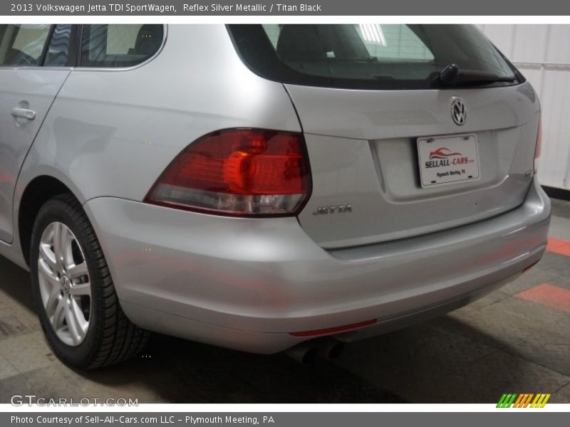Reflex Silver Metallic / Titan Black 2013 Volkswagen Jetta TDI SportWagen