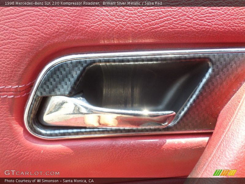 Brilliant Silver Metallic / Salsa Red 1998 Mercedes-Benz SLK 230 Kompressor Roadster