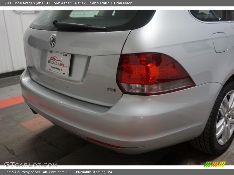 Reflex Silver Metallic / Titan Black 2013 Volkswagen Jetta TDI SportWagen