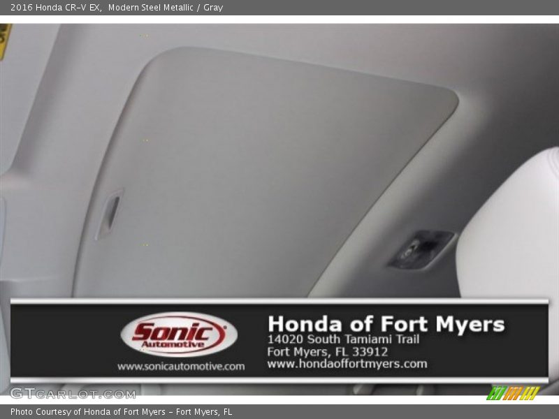 Modern Steel Metallic / Gray 2016 Honda CR-V EX