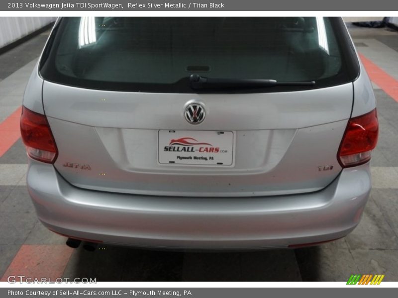 Reflex Silver Metallic / Titan Black 2013 Volkswagen Jetta TDI SportWagen