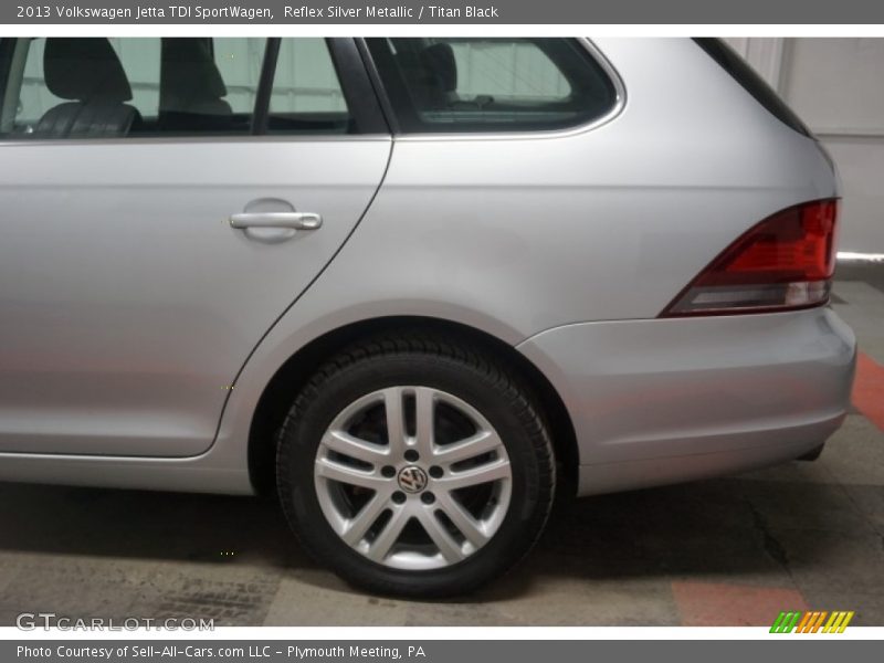 Reflex Silver Metallic / Titan Black 2013 Volkswagen Jetta TDI SportWagen