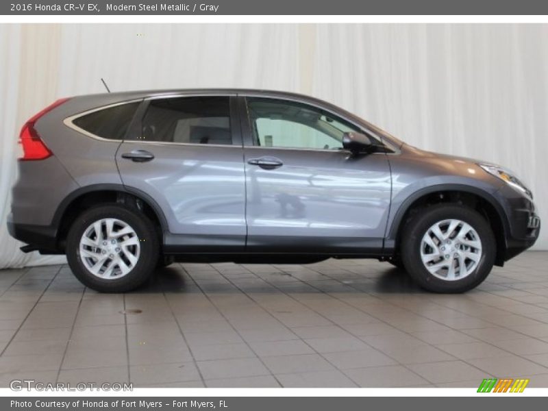 Modern Steel Metallic / Gray 2016 Honda CR-V EX