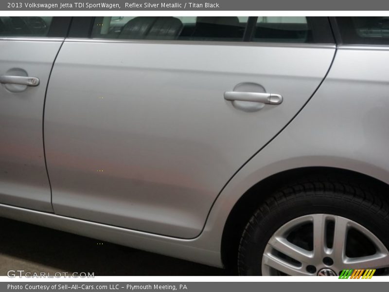 Reflex Silver Metallic / Titan Black 2013 Volkswagen Jetta TDI SportWagen