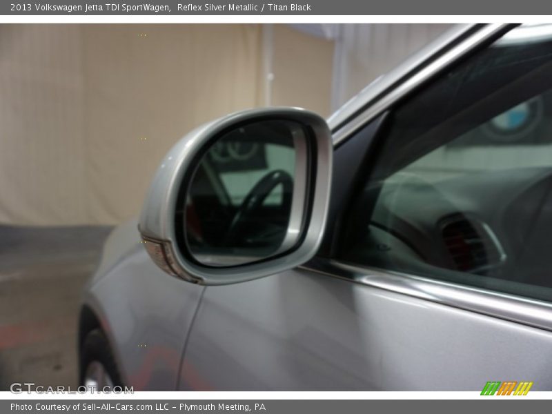 Reflex Silver Metallic / Titan Black 2013 Volkswagen Jetta TDI SportWagen