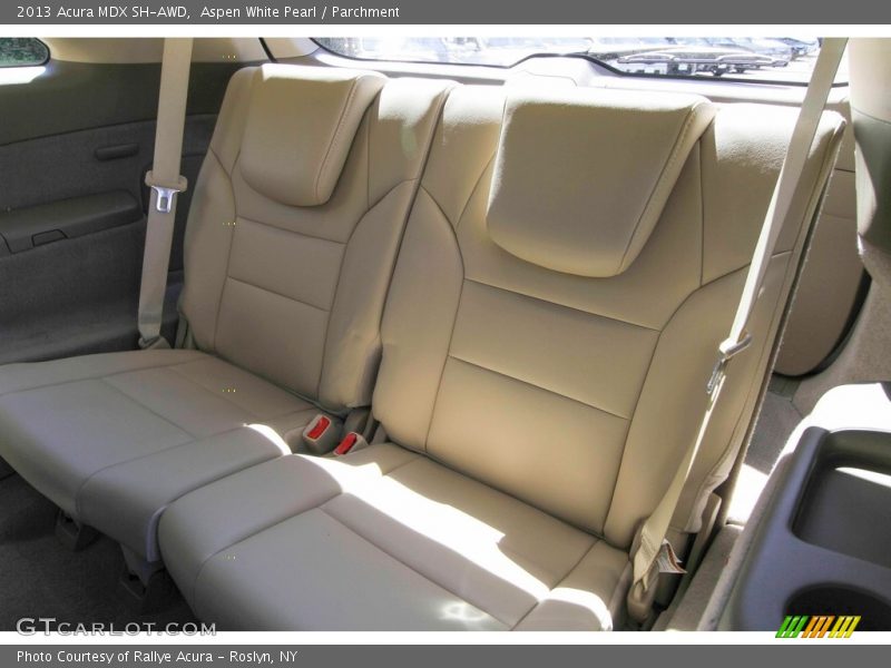 Aspen White Pearl / Parchment 2013 Acura MDX SH-AWD