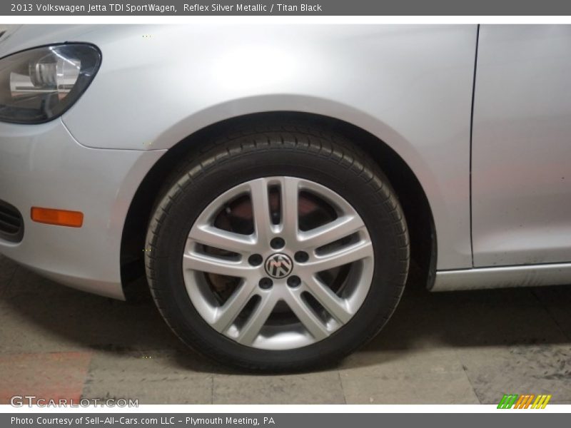 Reflex Silver Metallic / Titan Black 2013 Volkswagen Jetta TDI SportWagen