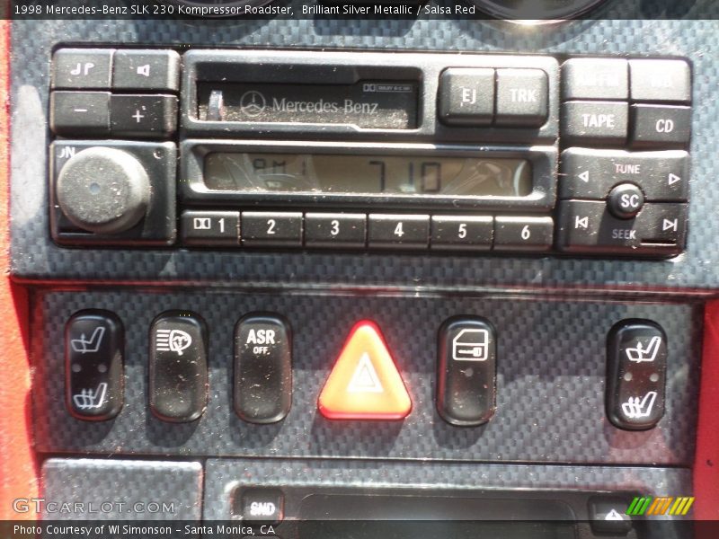 Brilliant Silver Metallic / Salsa Red 1998 Mercedes-Benz SLK 230 Kompressor Roadster