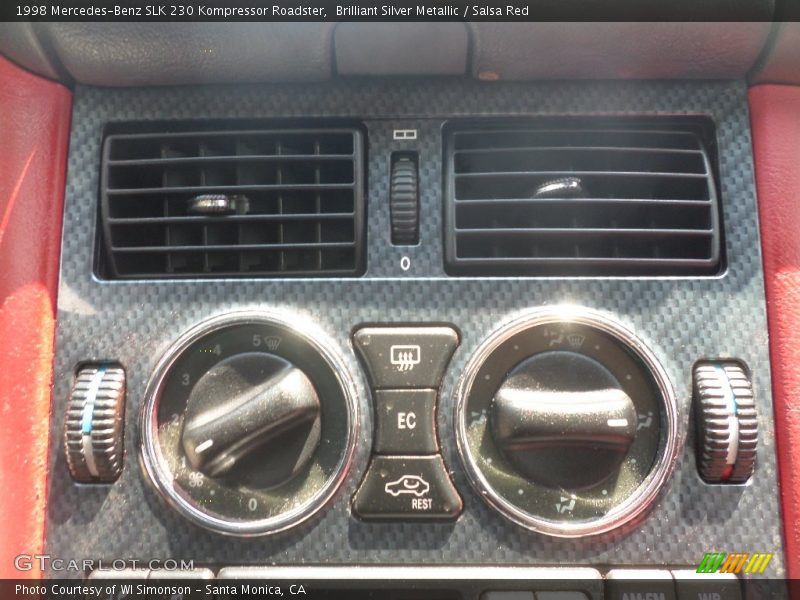 Brilliant Silver Metallic / Salsa Red 1998 Mercedes-Benz SLK 230 Kompressor Roadster