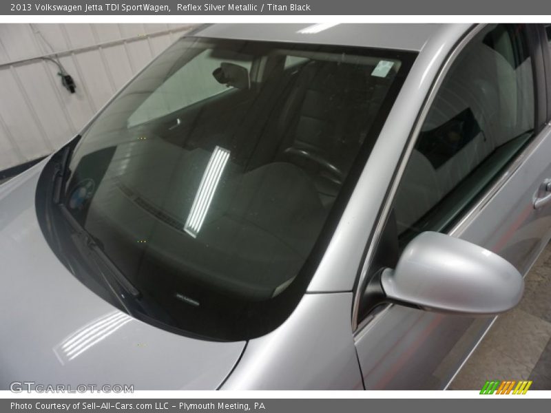Reflex Silver Metallic / Titan Black 2013 Volkswagen Jetta TDI SportWagen