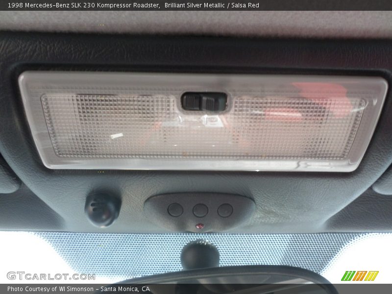 Brilliant Silver Metallic / Salsa Red 1998 Mercedes-Benz SLK 230 Kompressor Roadster